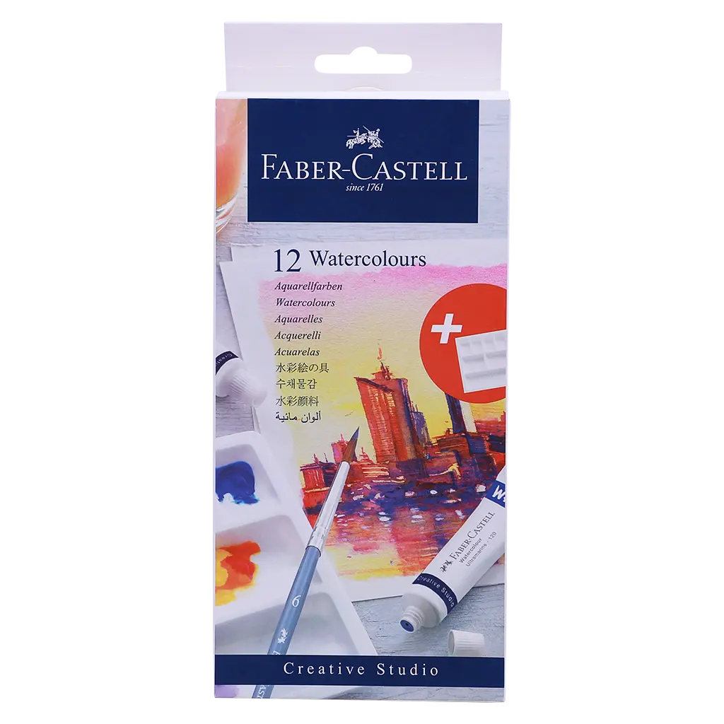 Faber Castell Creative Studio Watercolor Set 12x9mm Tubes - view 2