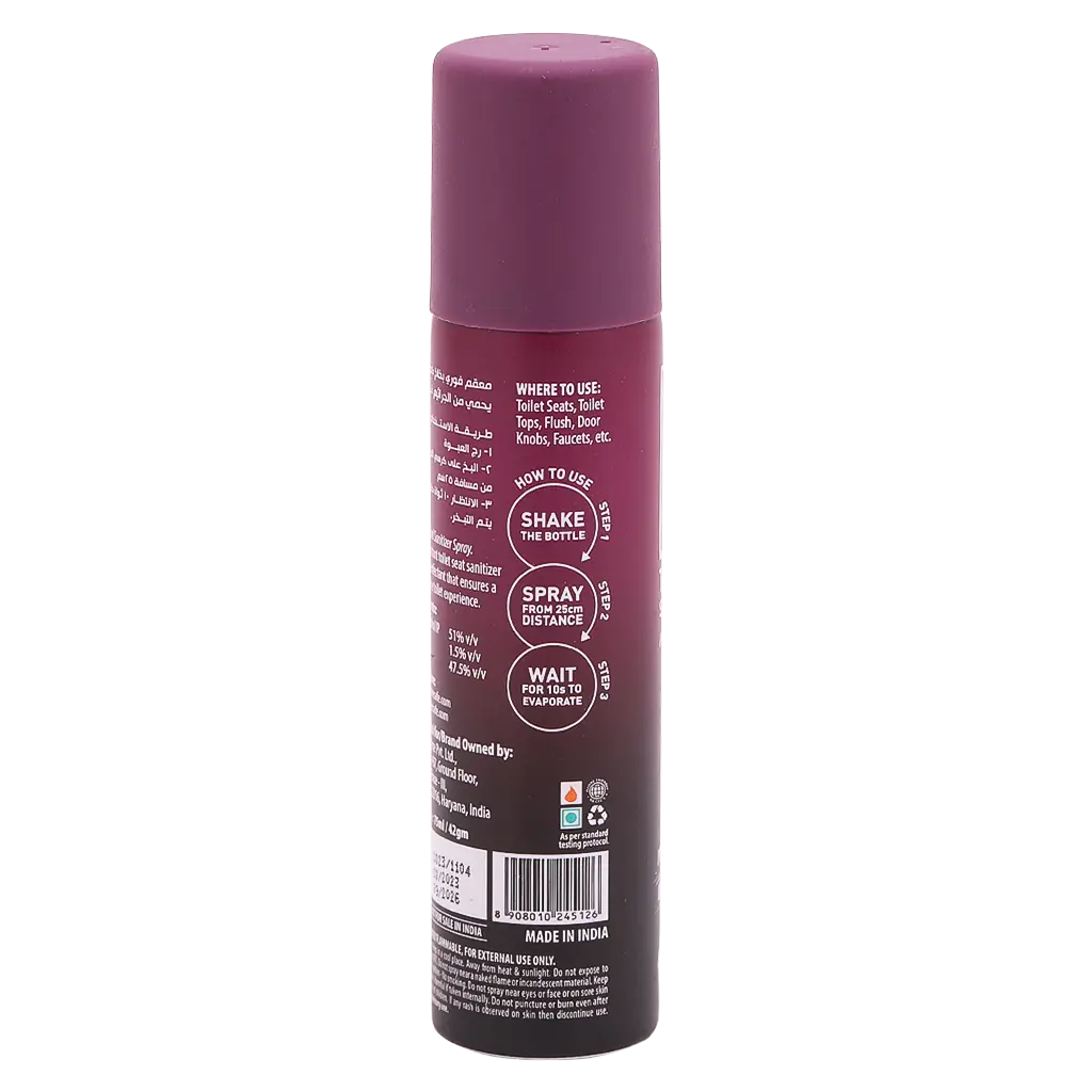 Toilet Seat Sanitizer Spray - Lavender 75ml - view 3