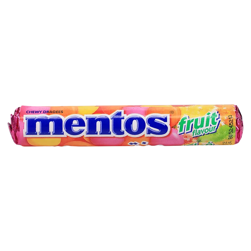 Mentos Candy Roll Fruit 29 gm - view 2