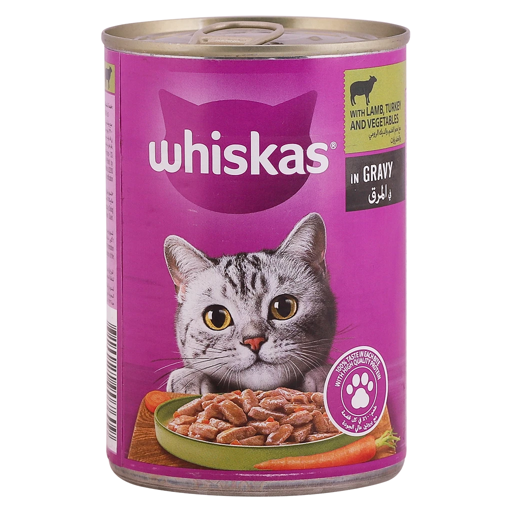 Whiskas Cat Food Tasty Mince Lamb Turkey And Mince Can 400 gm