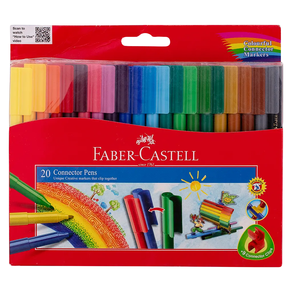 Faber Castell Connector Pen Set of 20 - view 1