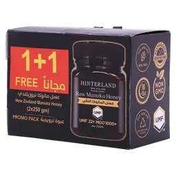 Hinterland Manuka Honey 1000 MGO 250 gm Special Offer 1+1 free
