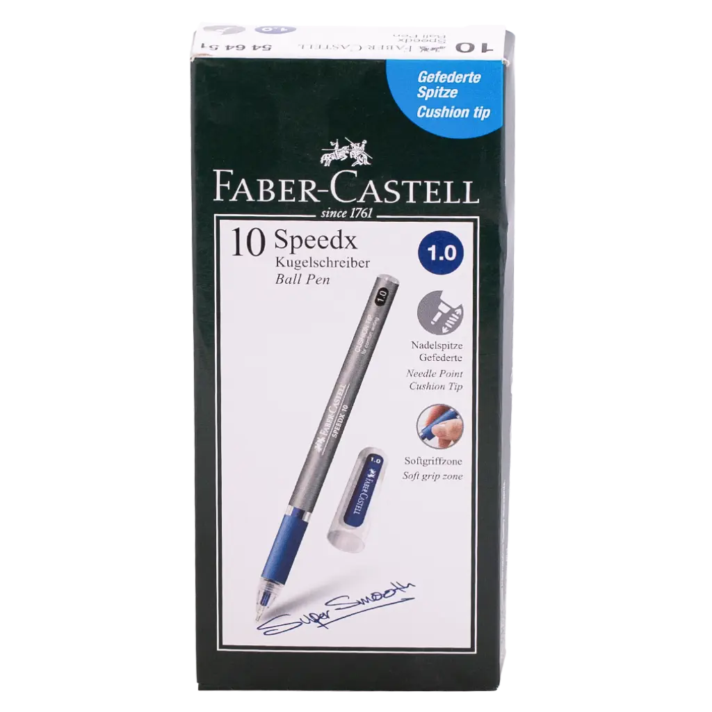Faber CastellBallpen Speedx 1.0mm blue set of 10 - view 2