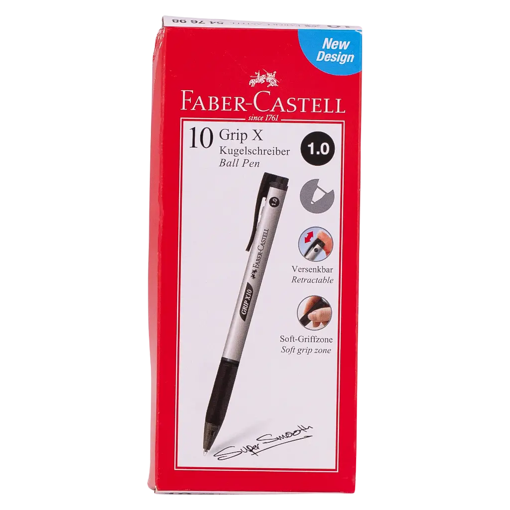 Faber Castell Ball Pen 1.0 mm Black set of 10 - view 3