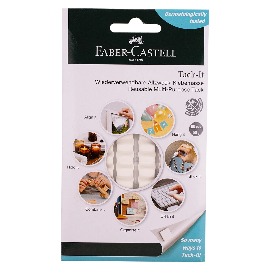 Faber Castell Adhesive Tack It White 50g set of 25