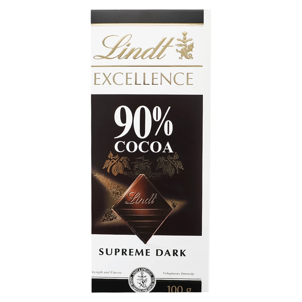 Lindt Excellence Dark 90% 100 gm
