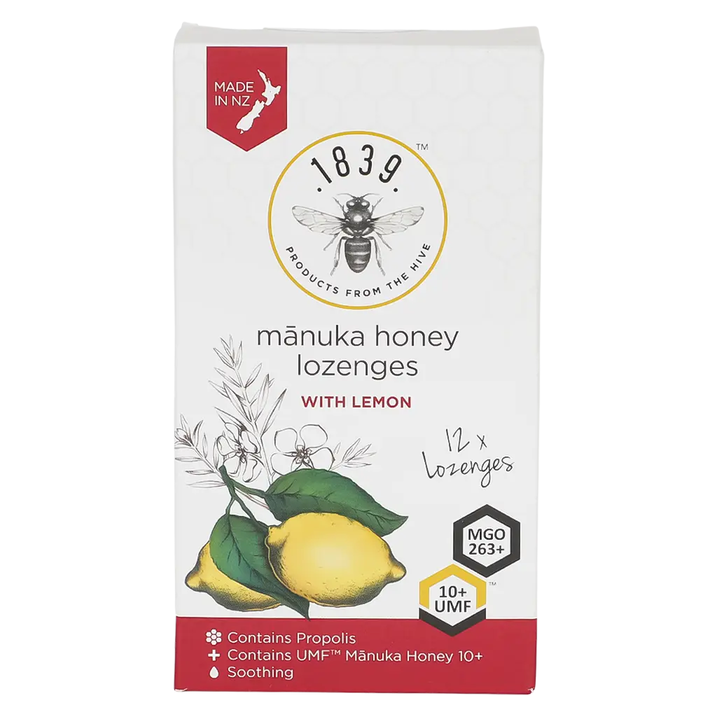 Manuka Honey Lozenges With Lemon 12 pcs - view 2