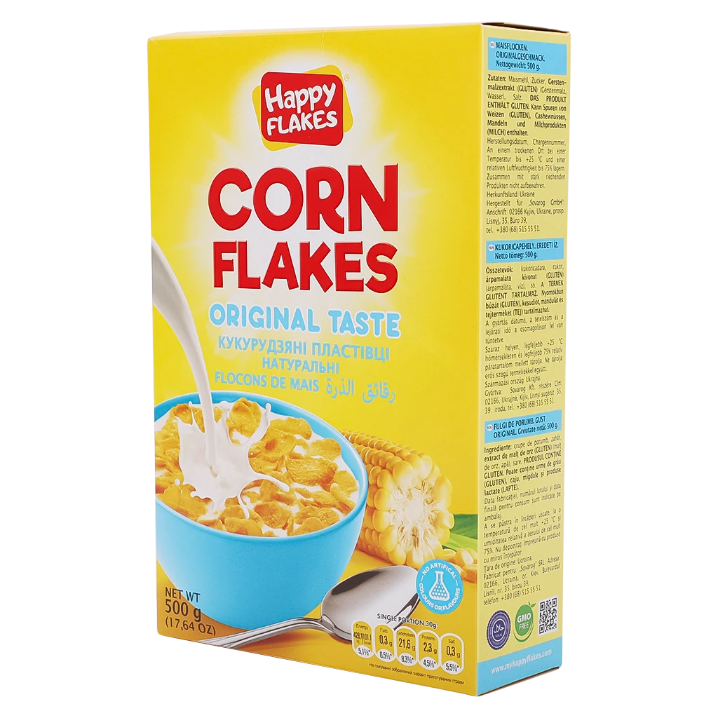 Happy Flakes Cornflakes Original Taste 500 gm