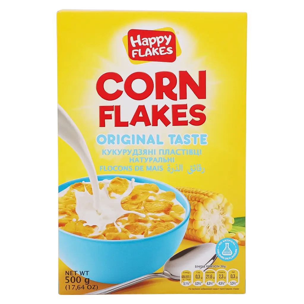 Happy Flakes Cornflakes Original Taste 500 gm - view 2