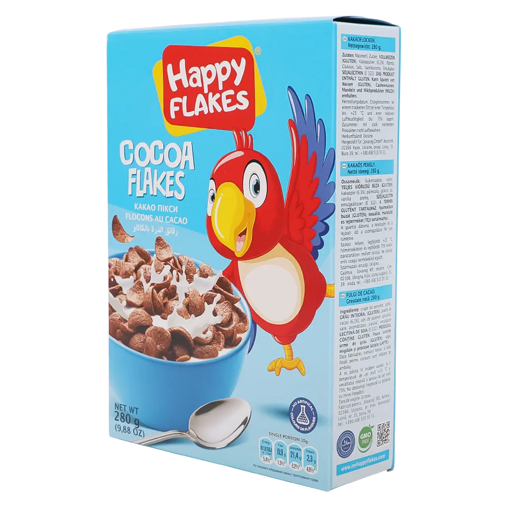 Happy Flakes Cocoa Flakes 280 gm - view 1