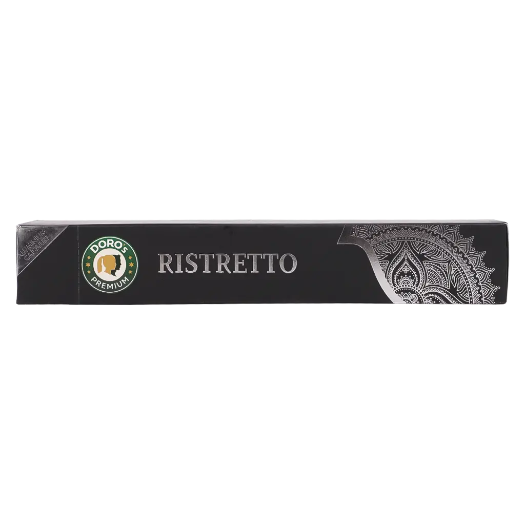 Doros Coffee Aluminium Capsules Ristretto Traditional Blend 8 capsules 48 gm  - view 3
