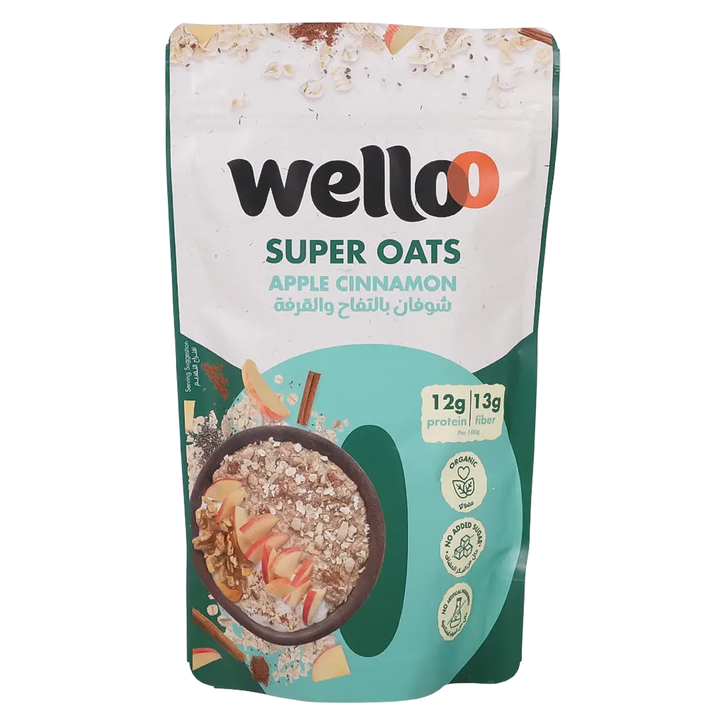 Wello Super Oats Apple Cinnamon 200 gm - view 2