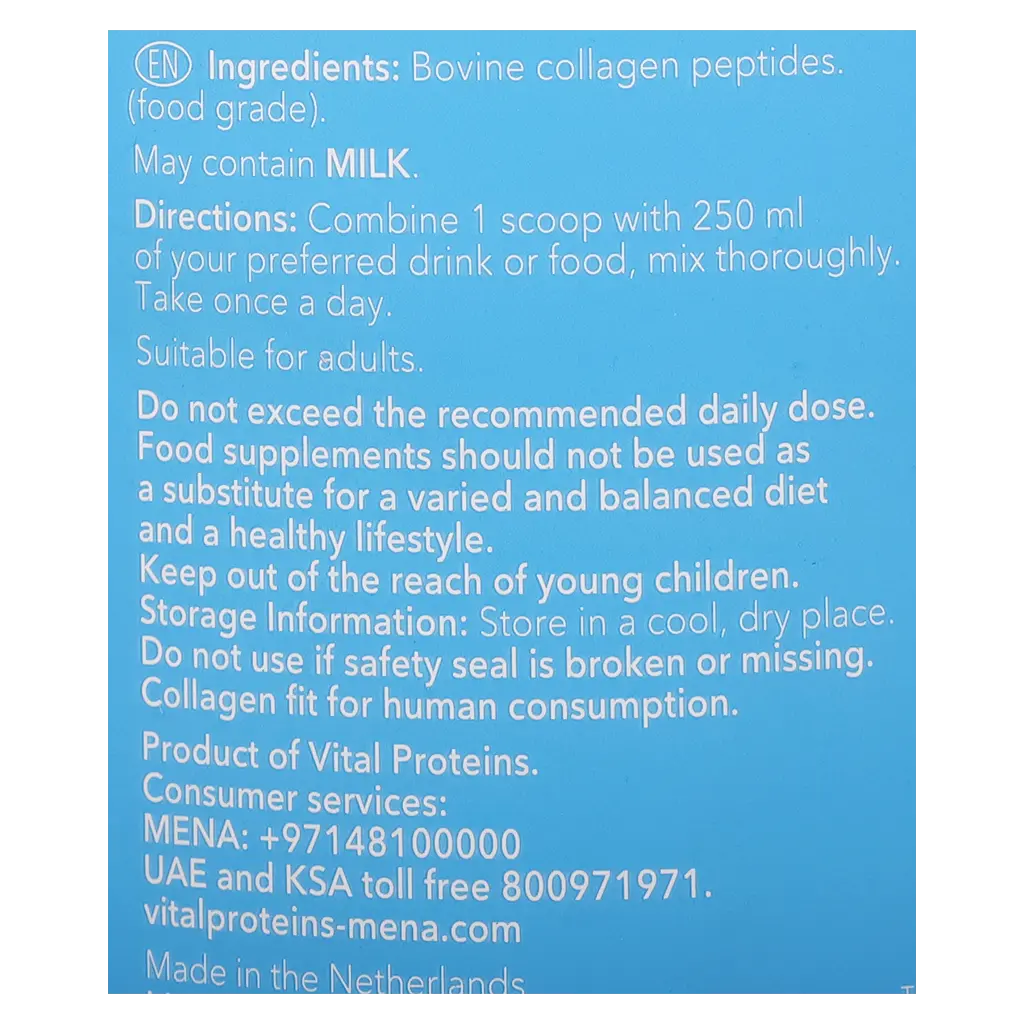Vital Proteins Peptides Collagen Unflavored 567 gm - view 4