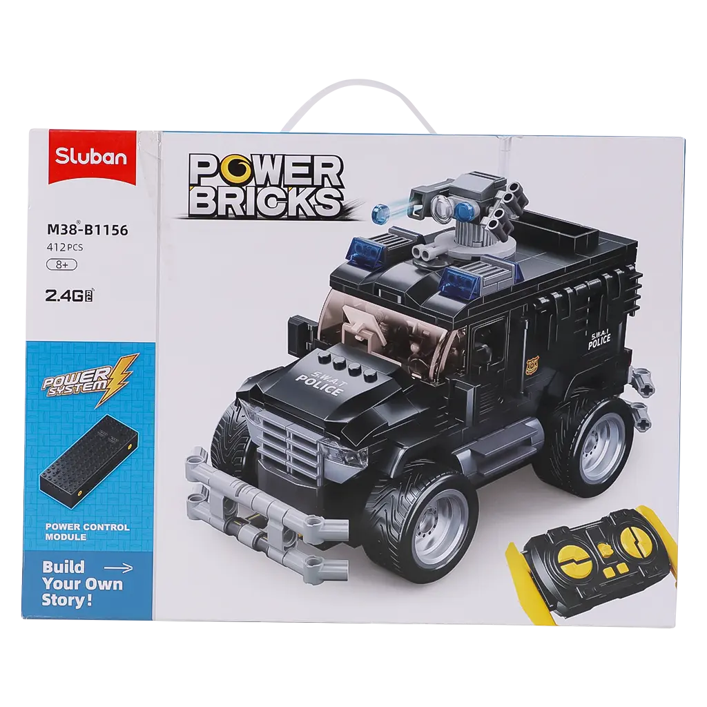 Sluban Remote Control Military Vehicle Assembly  412 pcs - view 3