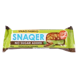 Snaqer Bar Pistachio And Caramel Sugar Free 50 gm