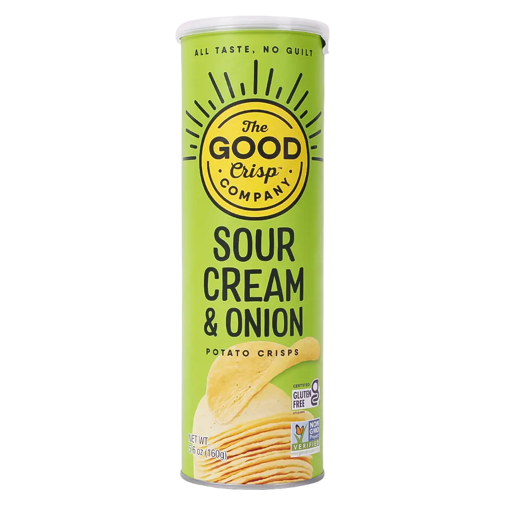 The Good Crisp Sour Cream & Onion Stacked Crisps 160 gm - view 1