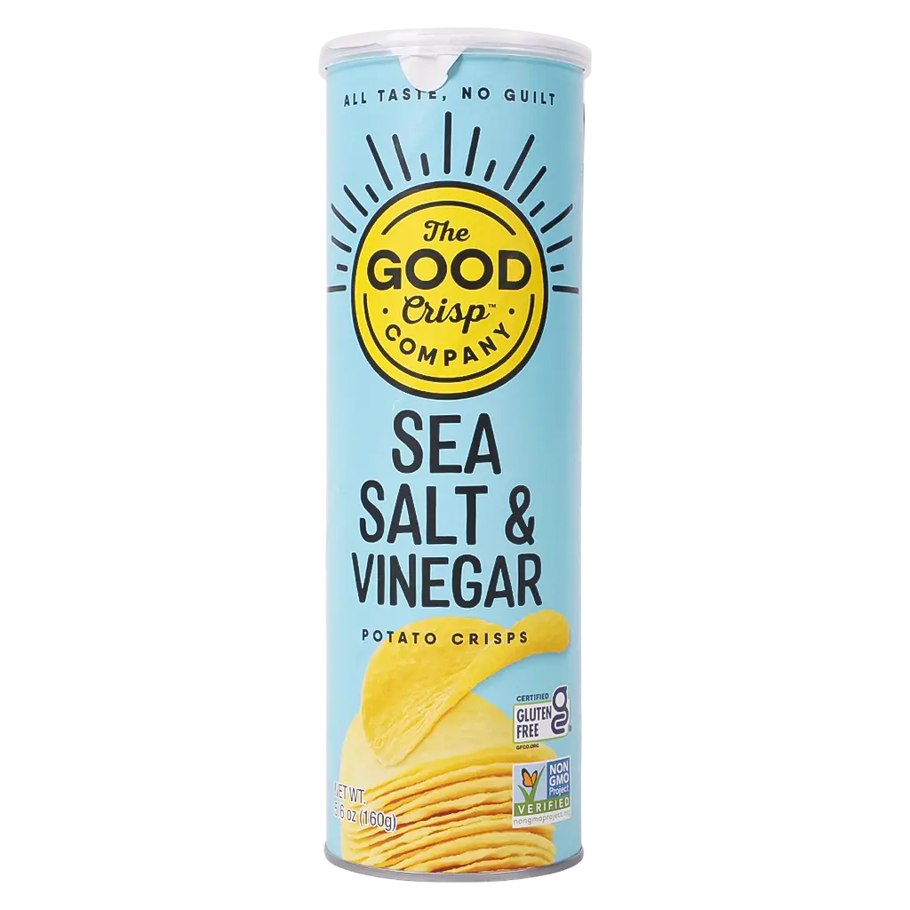 The Good Crisp Sea Salt & Vinegar Stacked Crisps 160G - view 1