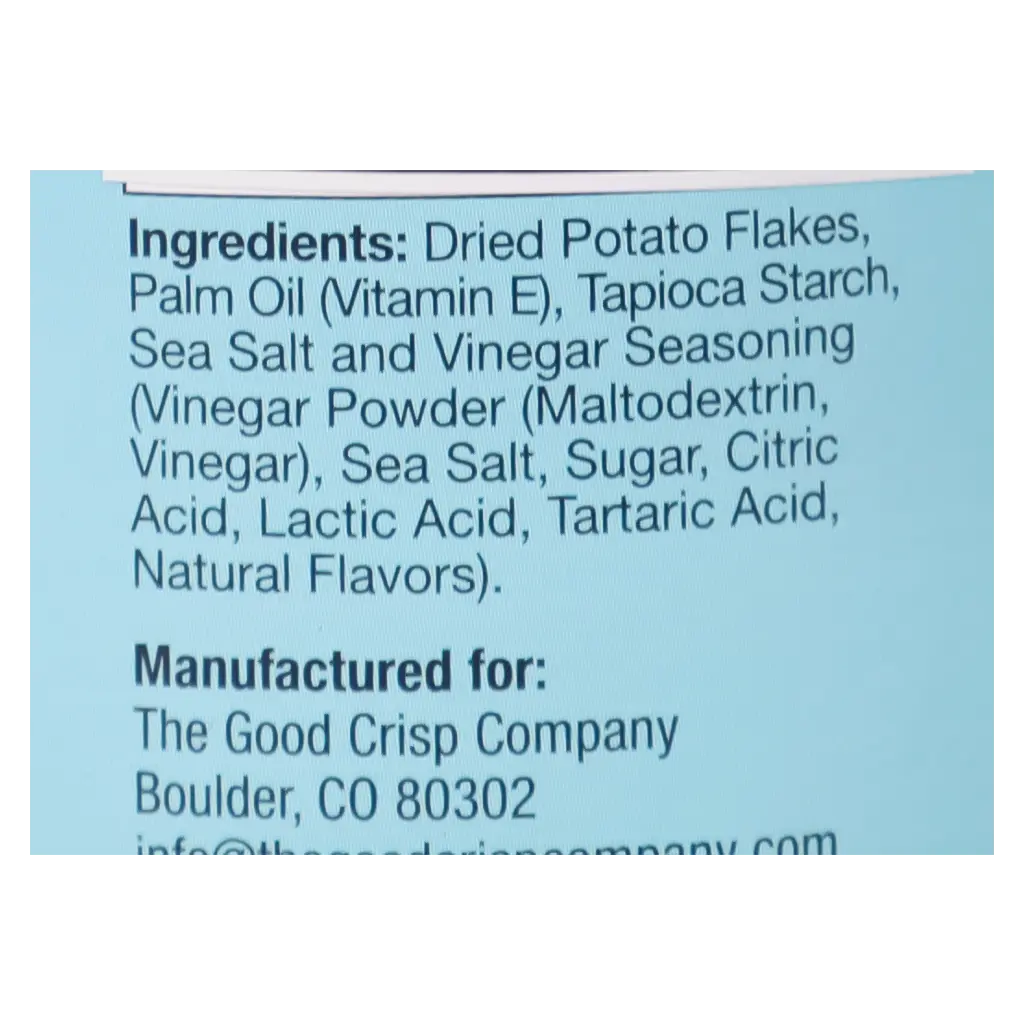 The Good Crisp Sea Salt & Vinegar Stacked Crisps 160G - view 4