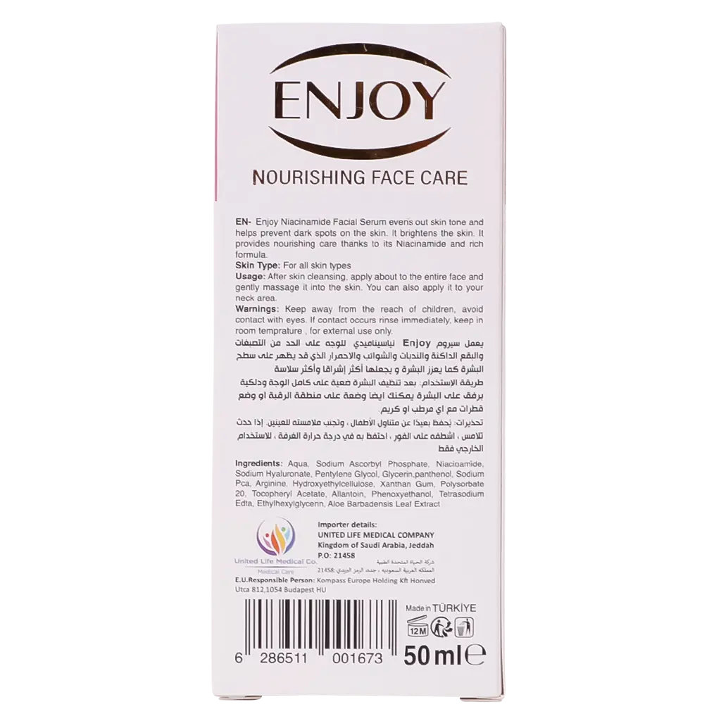 Enjoy Niacinamide Skin Tone Equalizer Face Serum 50 ml - view 5