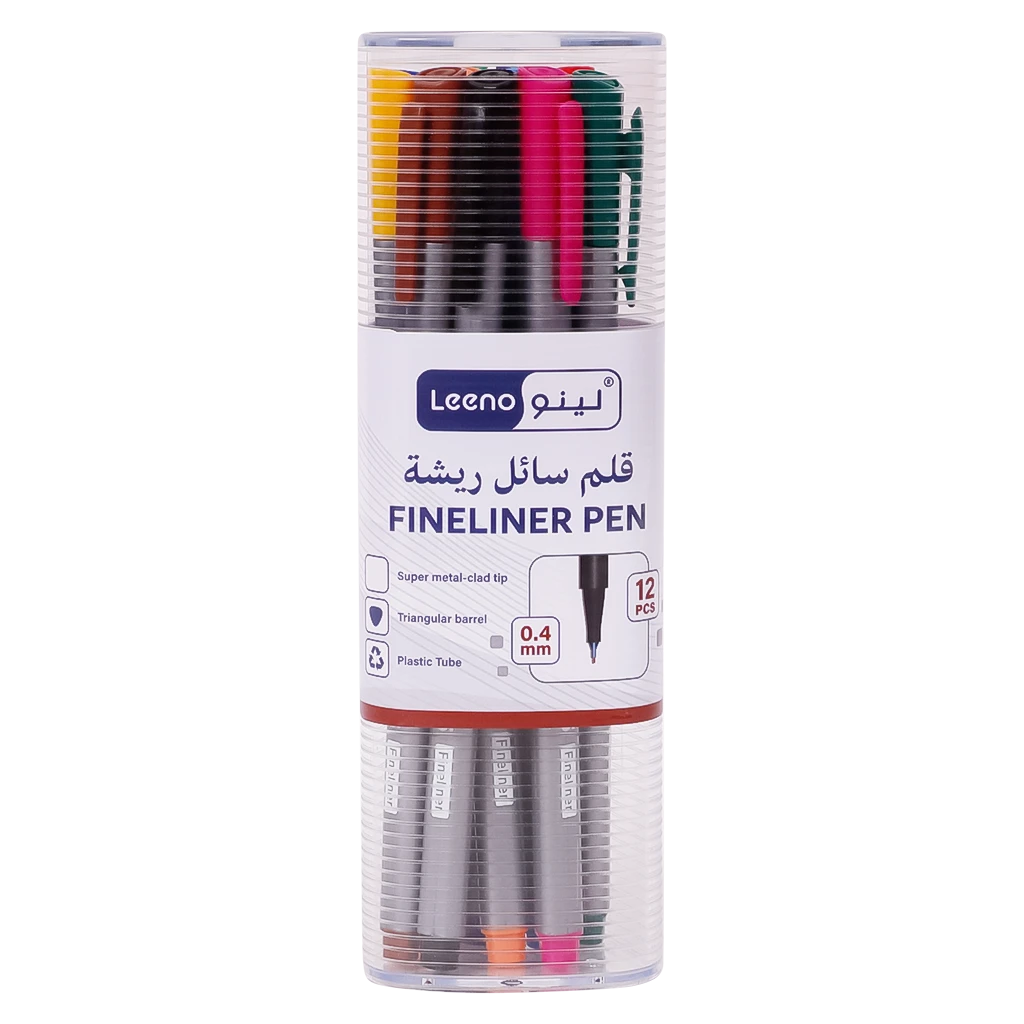 Leeno Fine Liner Pen 12 Colors