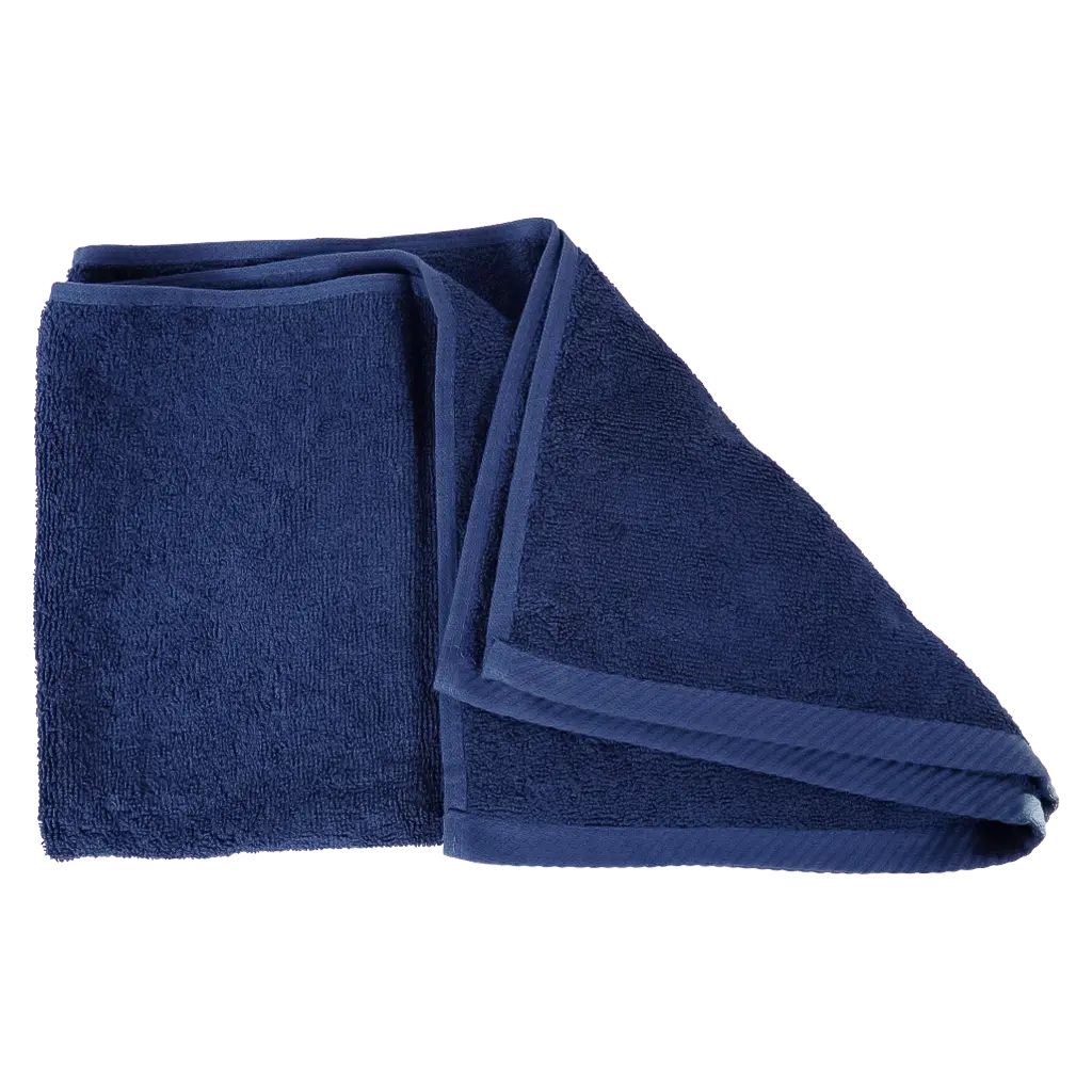 Hand Towel Dark Blue Color Cotton 90*55 cm - view 4