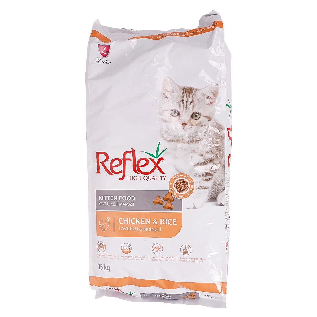 Reflex kitten Cat Food Chicken And Rice 15 kg
