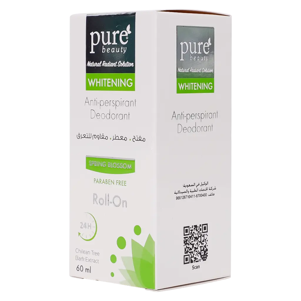 Pure Beauty Whitening Antiperspirant Deodorant Roll-On Spring Blossom 60 ml - view 1