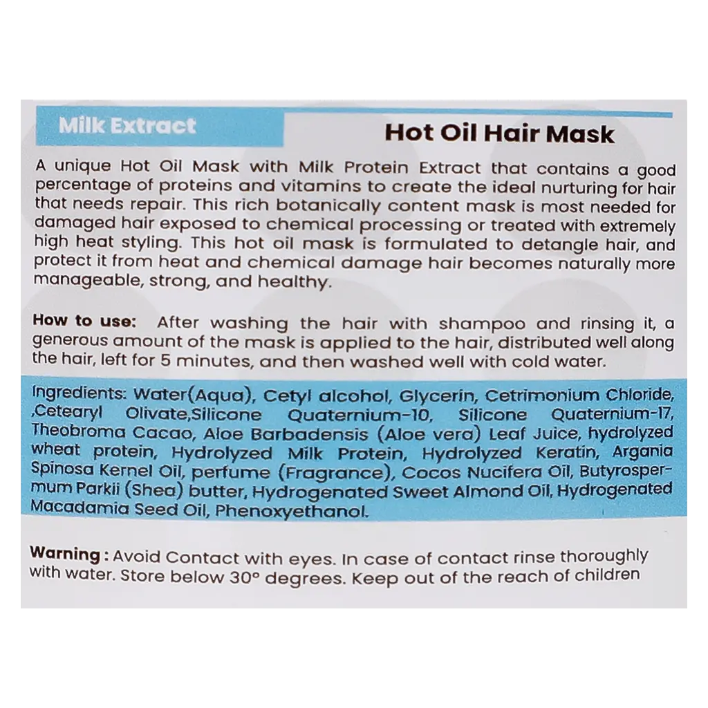Global Star Milk Protein Hair Mask & Oil Bath 500 ml - view 4