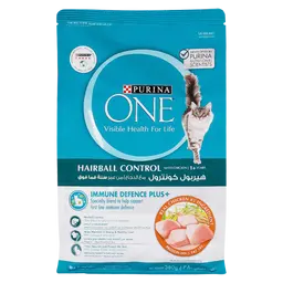 Purina One Wet Cat Food Hairball Control with Chicken 380gm