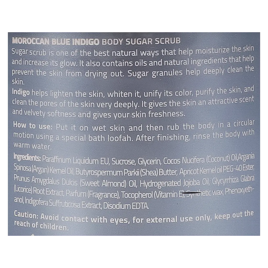 Global Star Blue Indigo Oil Sugar Scrub 600 ml - view 5