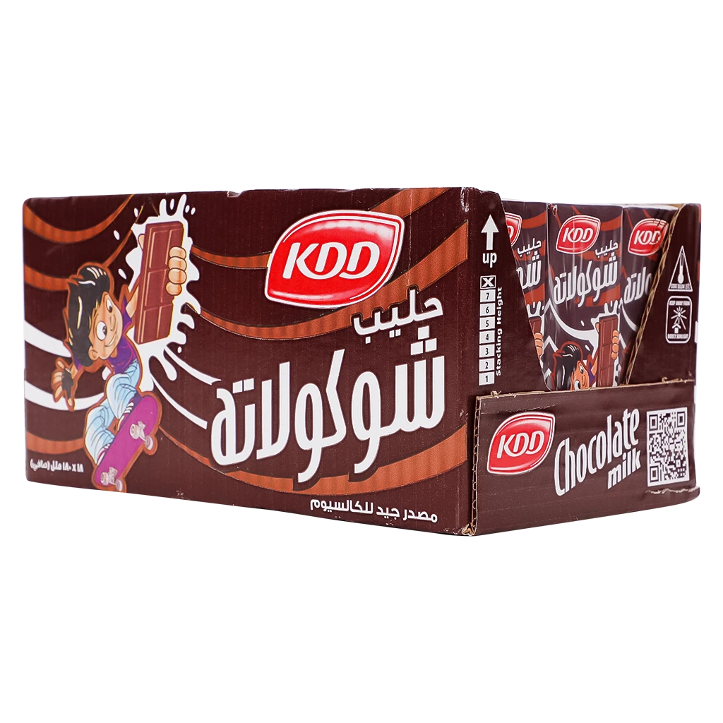 KDD Chocolate Flavoured Milk 18 pcs 180 ml