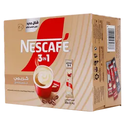نستله نسكافيه 3 في 1 لاتيه كريمي 22.5 جم