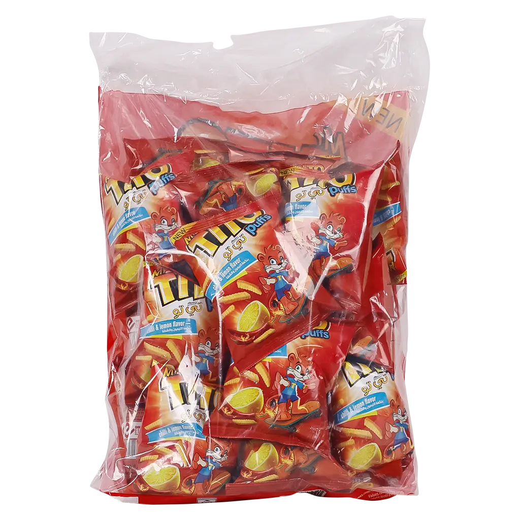 Mr.Tito Corn Puffs Chili & lemon Flavor 20 pcs 18 gm  - view 2