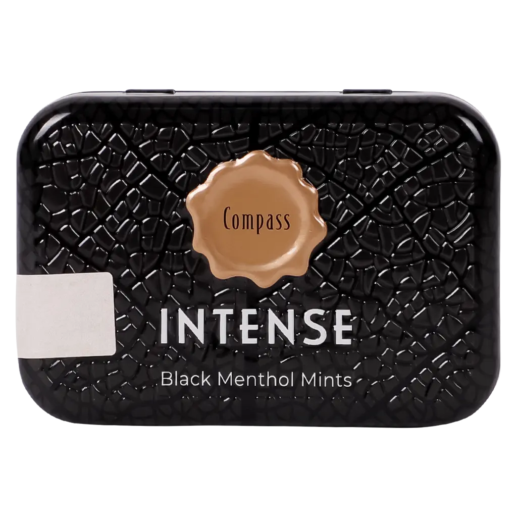 Compass Intense Refreshing Breath with Black Menthol Mints Sugar Free 50 pcs - view 1