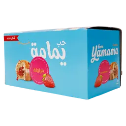 Gandour Yamama cup cake strawberry 12 pcs 25 gm