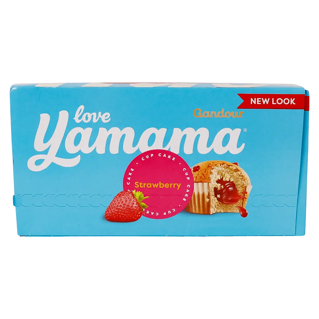 Gandour Yamama cup cake strawberry 12 pcs 25 gm - view 3