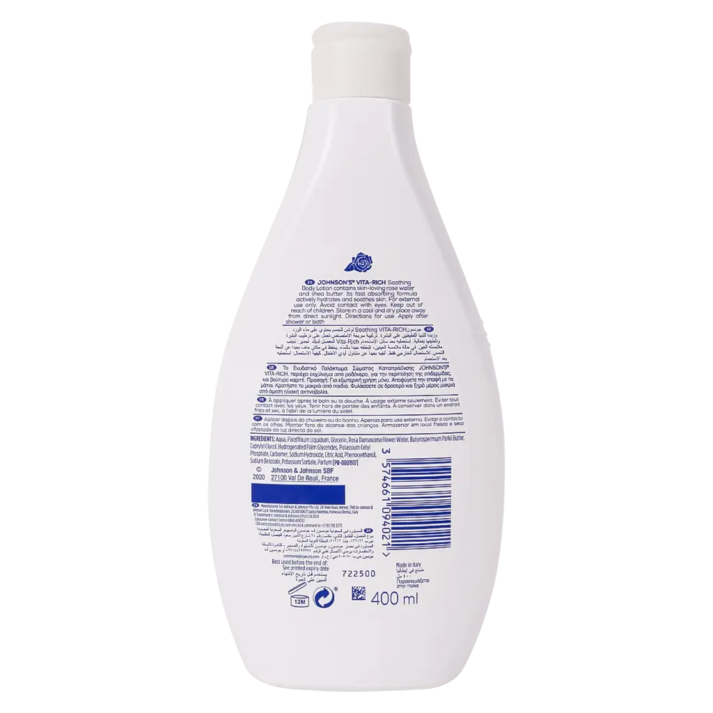 Johnson's Vita Rich Lotion Smooth with rose water  400 ml - view 2