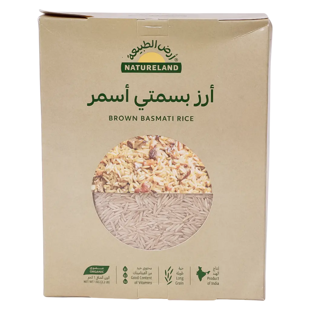 Natureland Basmati Rice Brown 1 kg - view 2