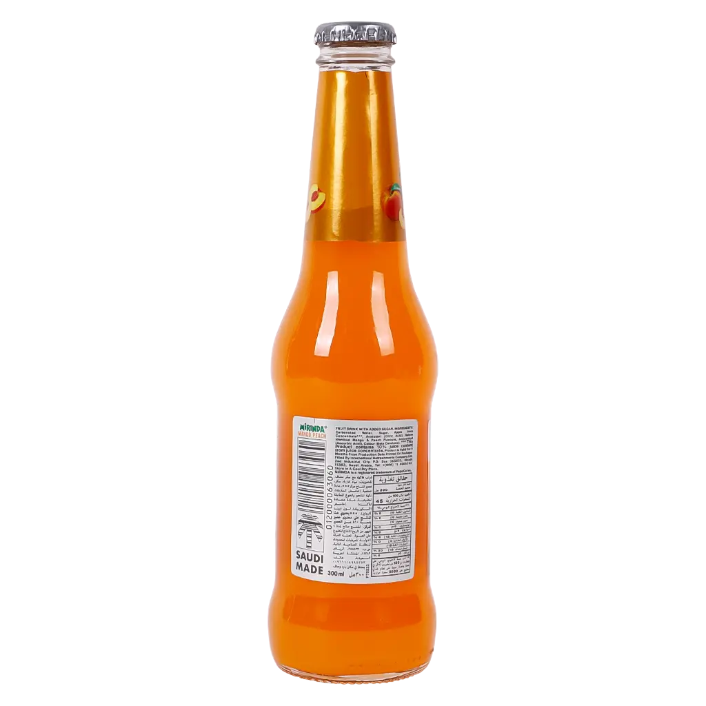 Mirinda Plus Carbonated Drink  Mango and Peach flavour 300 ml - view 2