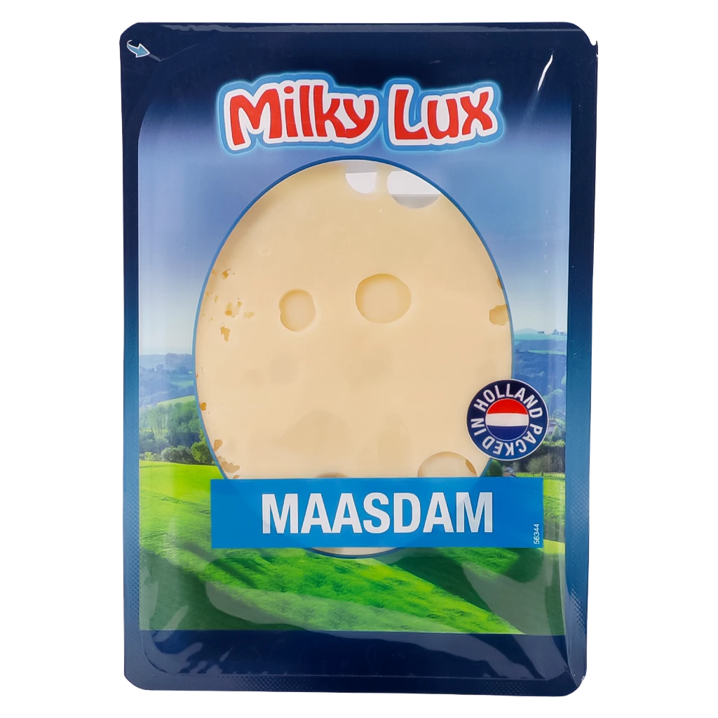 Milky Lux Maasdam Slices Cheese 120 gm