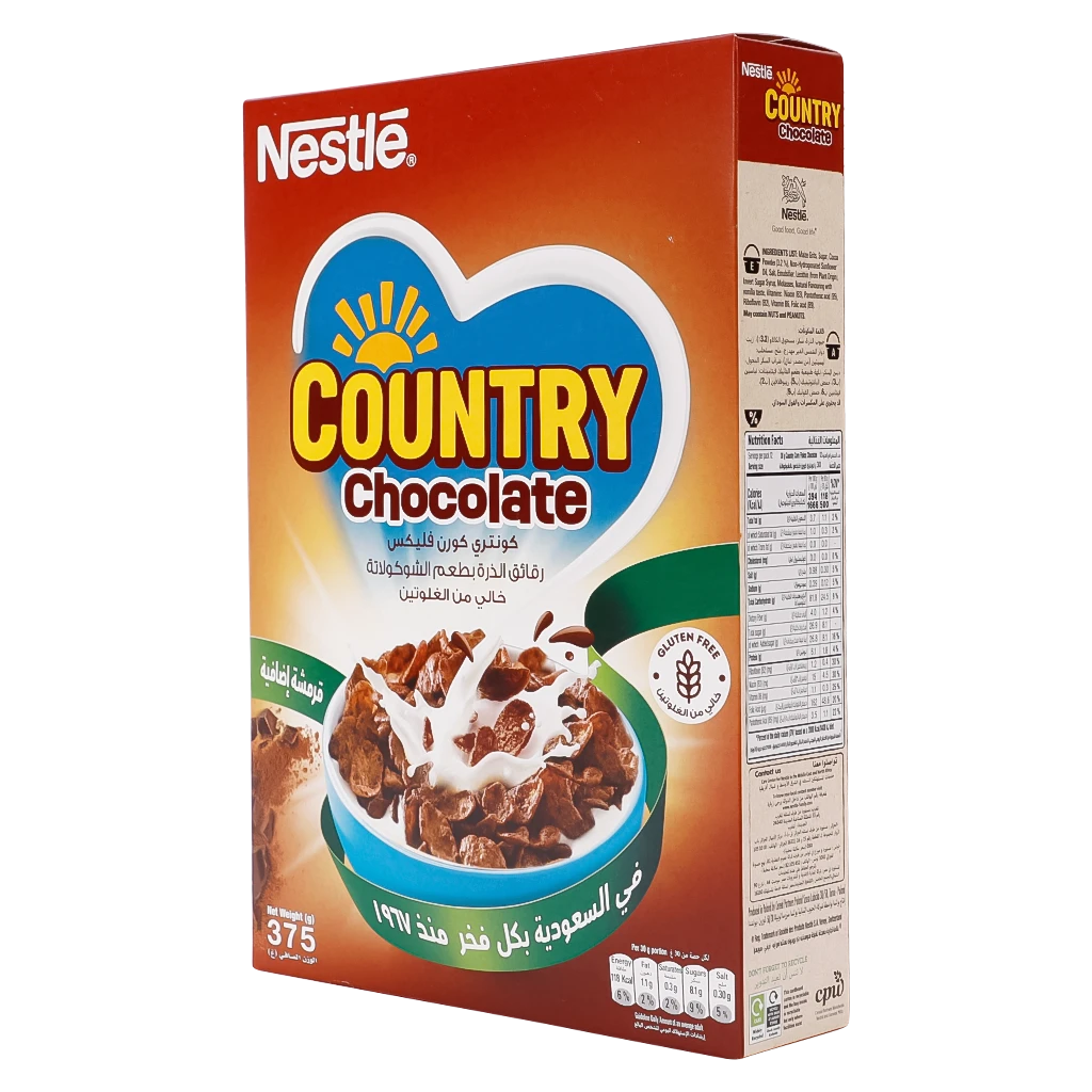 Country Corn Flakes Chocolate 375 gm