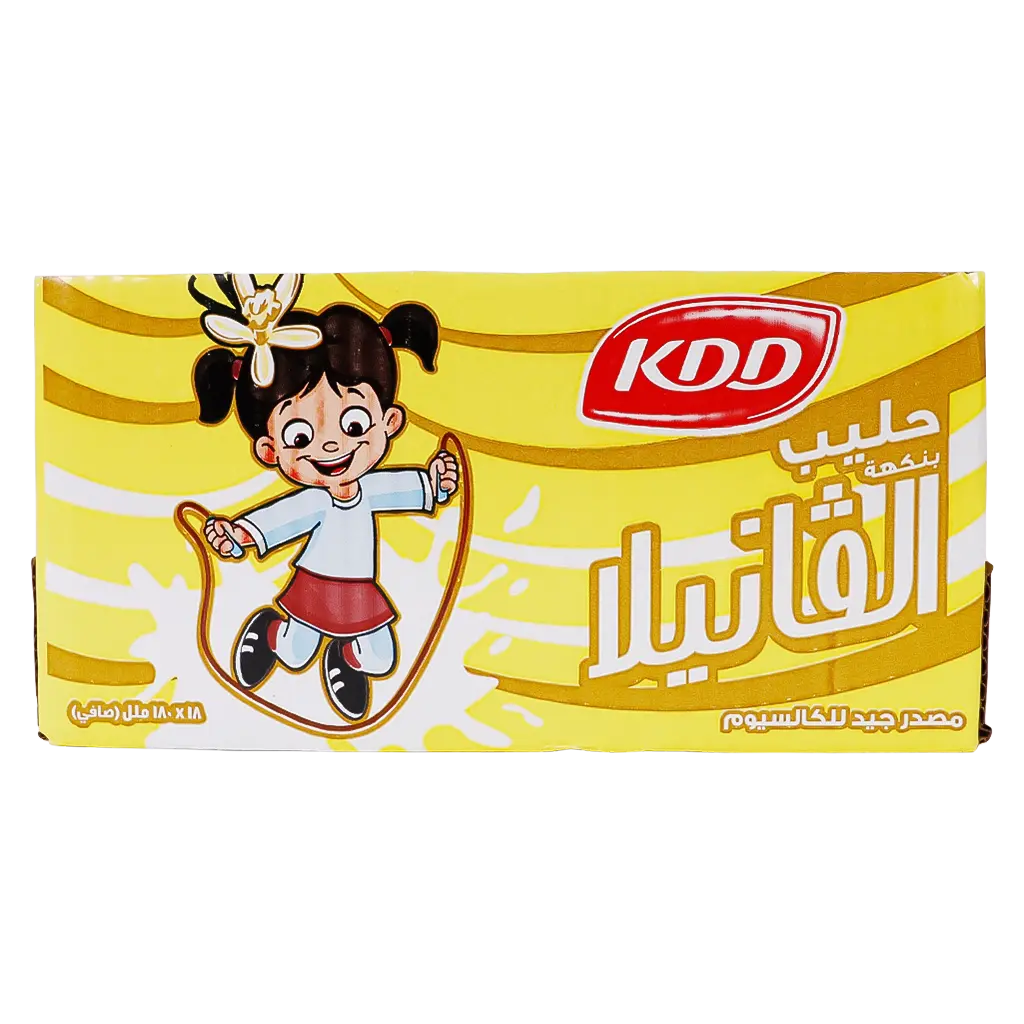 KDD Vanilla Flavoured Milk 18 pcs 180 ml - view 2