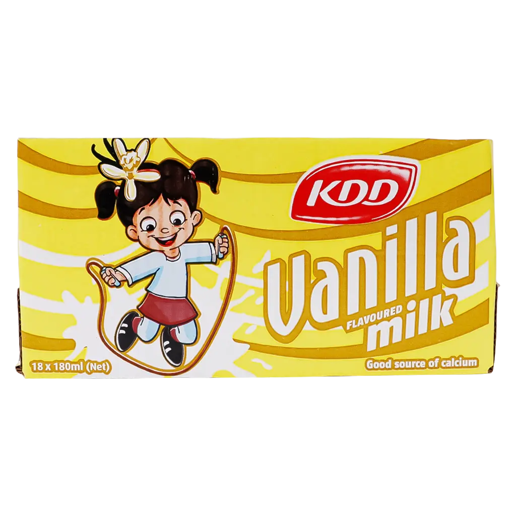 KDD Vanilla Flavoured Milk 18 pcs 180 ml - view 3