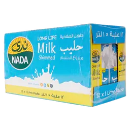 Nada Skimmed Milk 12 pcs 1 L