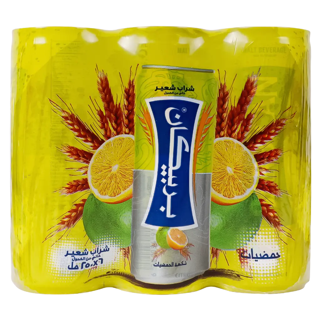 Barbican Malt Drink Citrus Flavored Non Alcoholic 6 pcs 250 ml - view 3