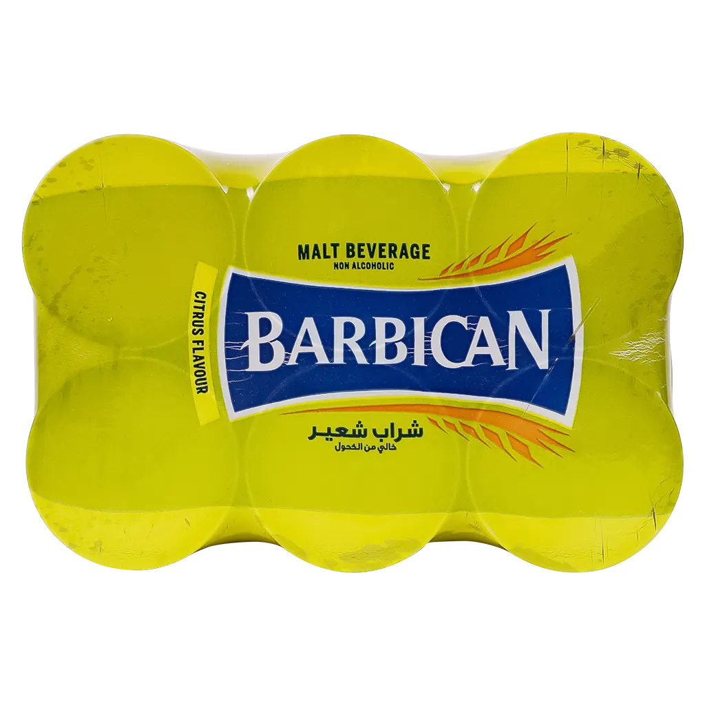 Barbican Malt Drink Citrus Flavored Non Alcoholic 6 pcs 250 ml - view 5