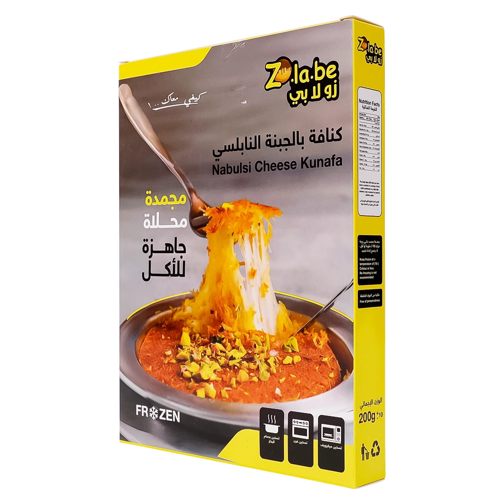 Zolabe Frozen kunafa Nabulsi Cheese 200 gm