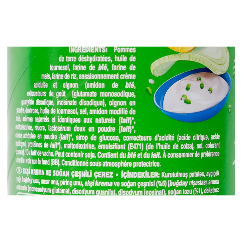 Pringles Potato Chips Sour Cream & Onion 200 gm - view 4