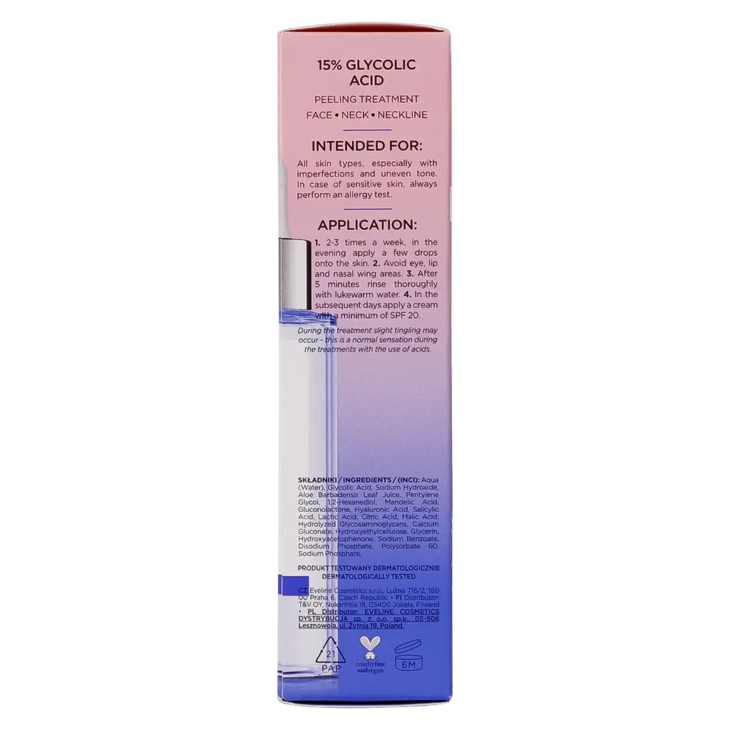 Eveline Serum Shot 15% Glycolic Acid Smoothing 30 ml - view 5