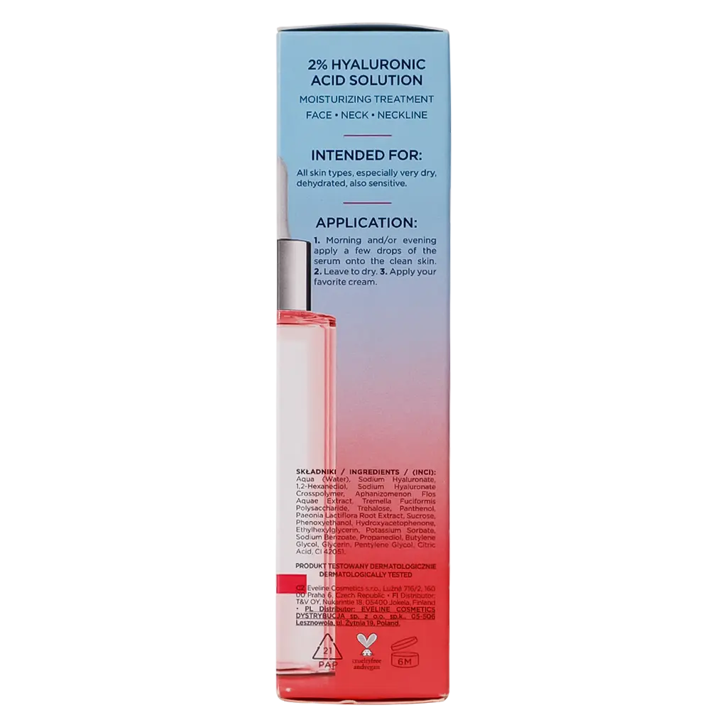 Eveline Serum Shot 2% Hyaluronic Acid Moisturization 30 ml - view 5